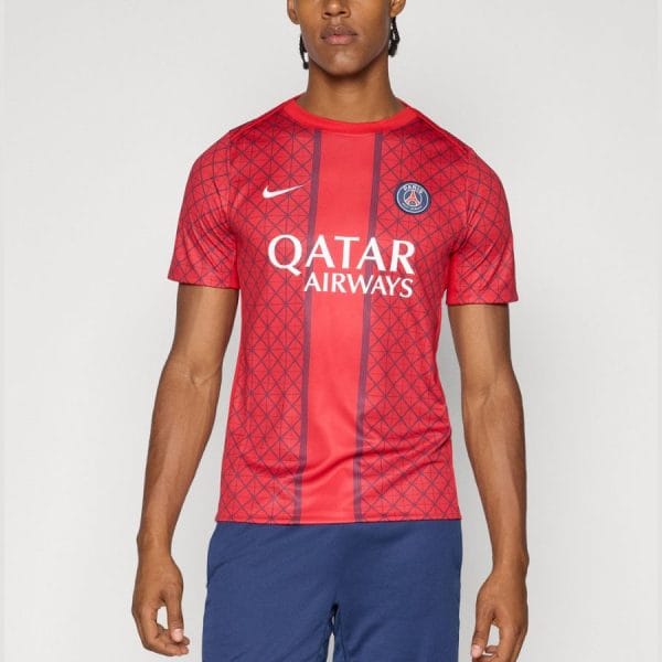 Maillot PSG Pre Match 2025 2026 Rouge