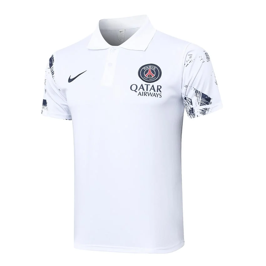 Survetement PSG Polo 2024 2025 Blanc Éclatant – Image 2