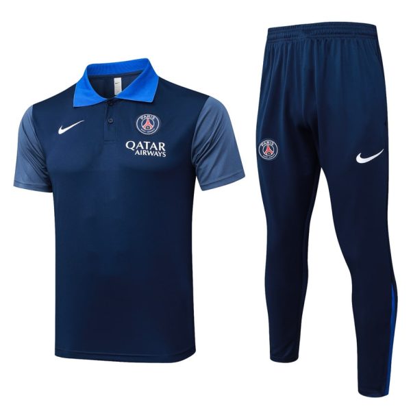 Survetement PSG Polo 2025 2026 Bleu Foncé