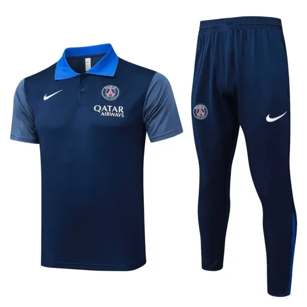 Survetement PSG Polo 2025 2026 Bleu Foncé