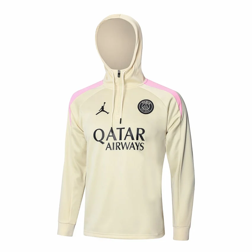 Survetement PSG Sweat 2024 2025 Beige – Image 2