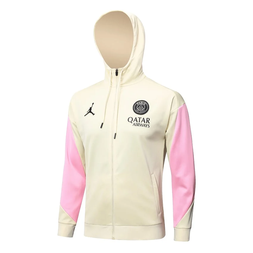 Survetement PSG Sweat 2024 2025 Beige Rose – Image 2