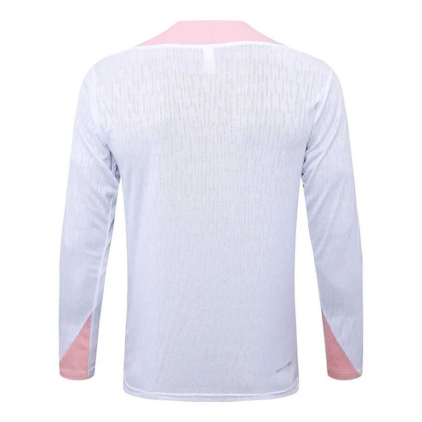 Survetement PSG Training 2024 2025 Blanc Rose – Image 3