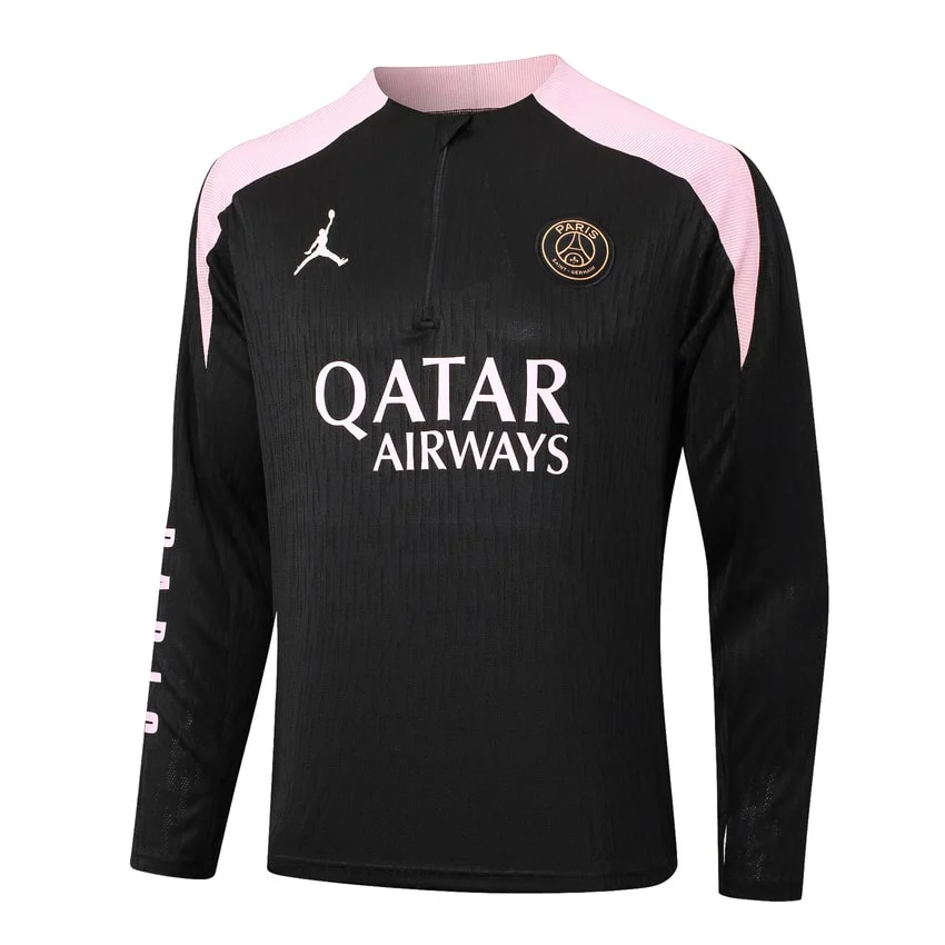 Survetement PSG Training 2024 2025 Noir Rose – Image 2