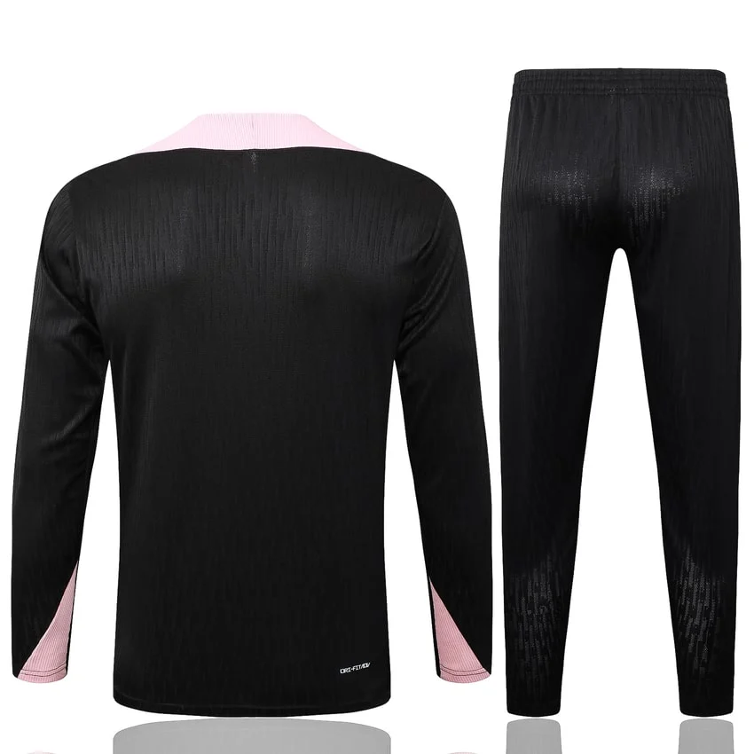 Survetement PSG Training 2024 2025 Noir Rose – Image 4