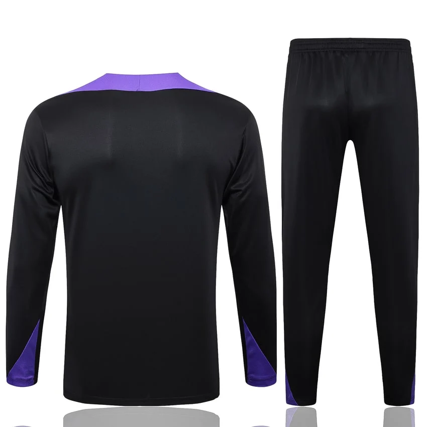 Survetement PSG Training 2024 2025 Noir Violet – Image 4