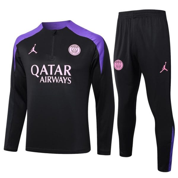 Survetement PSG Training 2024 2025 Noir Violet