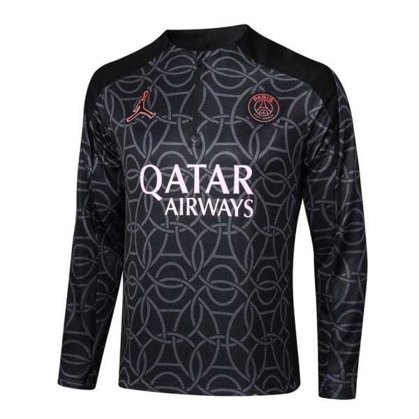 Survetement PSG Training 2024 2025 Noir Motif