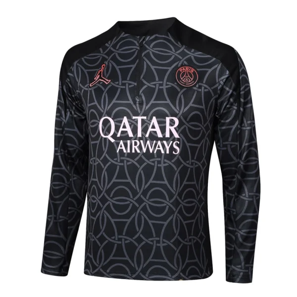 Survetement PSG Training 2024 2025 Noir Motif