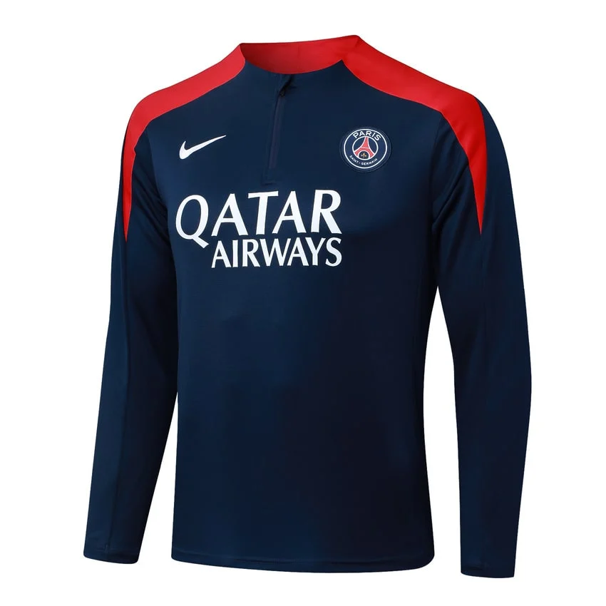 Survetement PSG Training 2025 2026 Bleu Rouge – Image 2