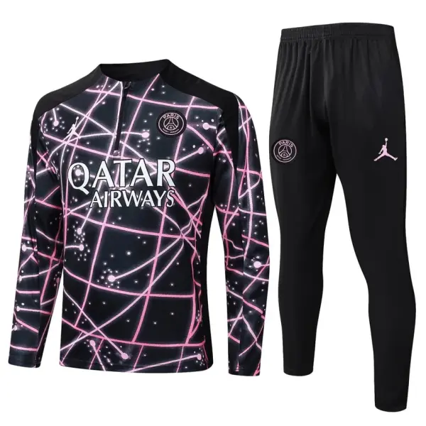 Survetement PSG Training 2025 2026 Noir Rose