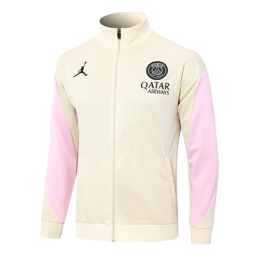 Survetement PSG Veste 2024 2025 Beige – Image 2