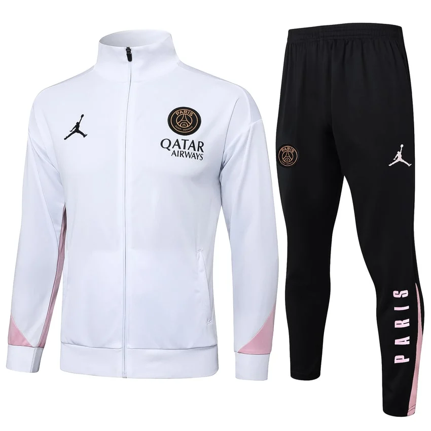 Survetement PSG Veste 2024 2025 Blanc Rose