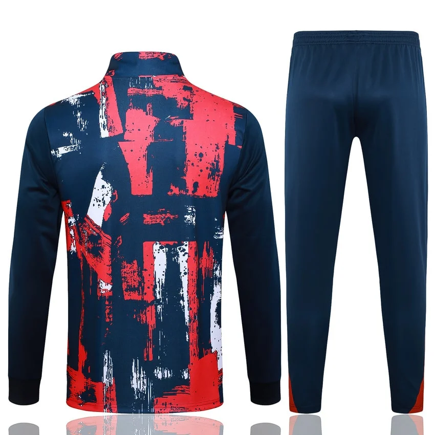 Survetement PSG Veste 2024 2025 Bleu Rouge – Image 4