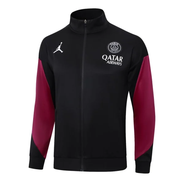 Survetement PSG Veste 2024 2025 Noir Rouge