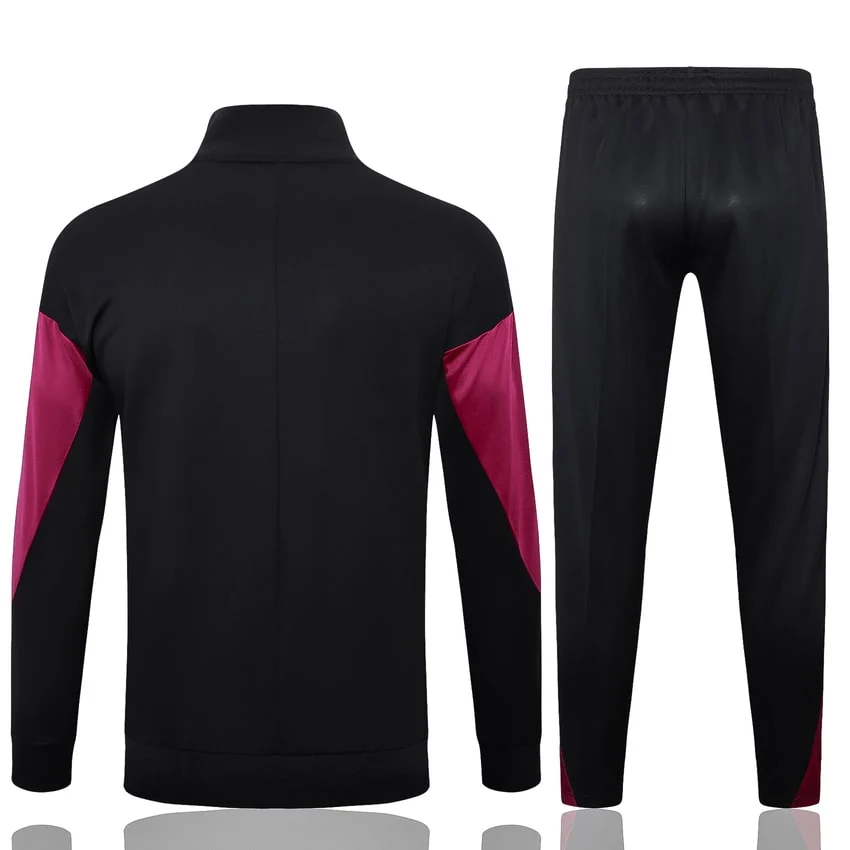 Survetement PSG Veste 2024 2025 Noir Rouge – Image 4
