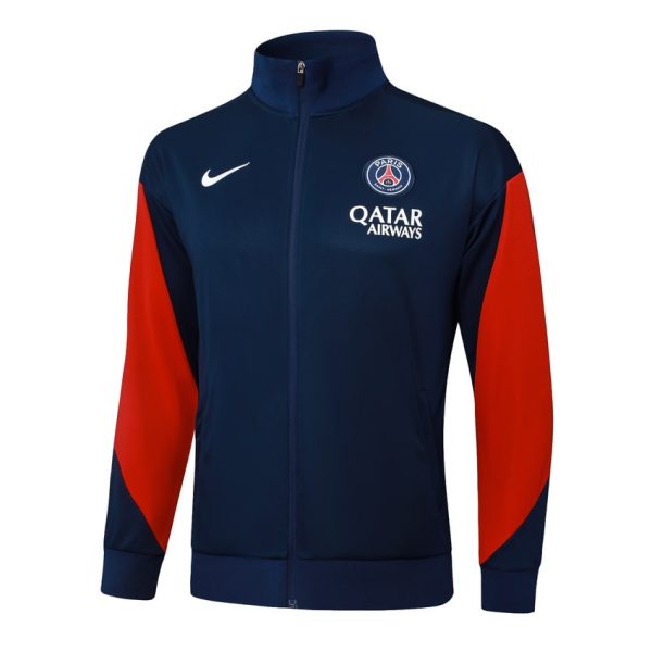 Survetement PSG Veste 2025 2026 Bleu Rouge