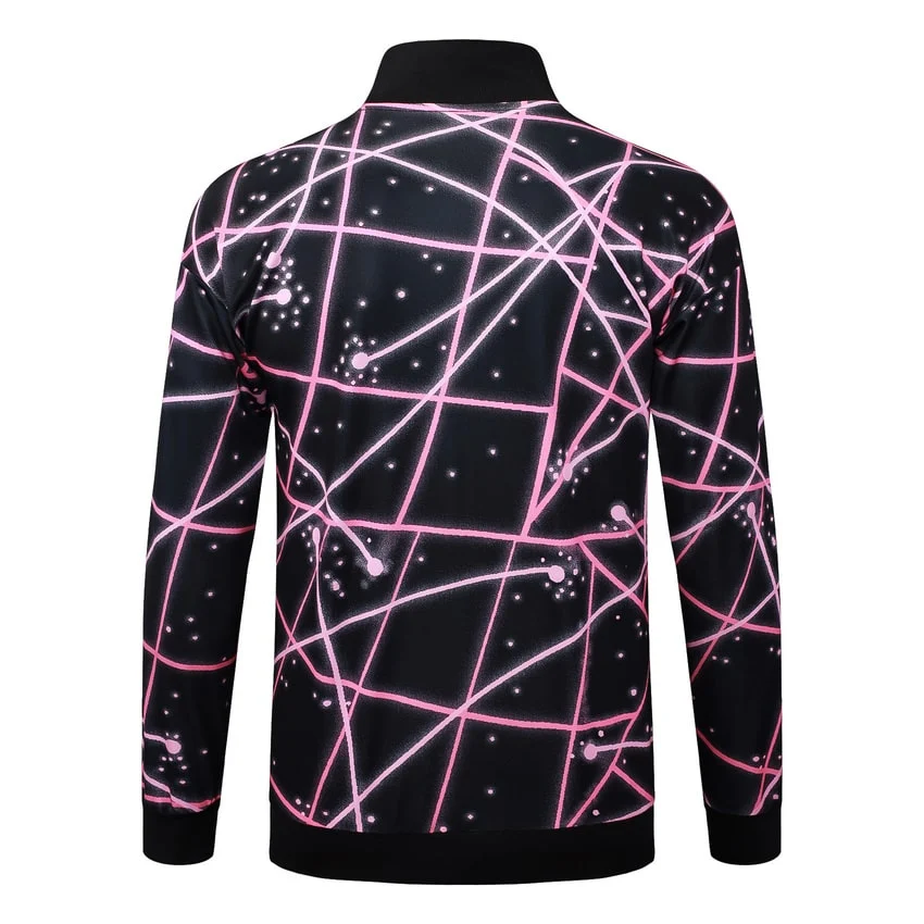Survetement PSG Veste 2025 2026 Noir Rose – Image 3
