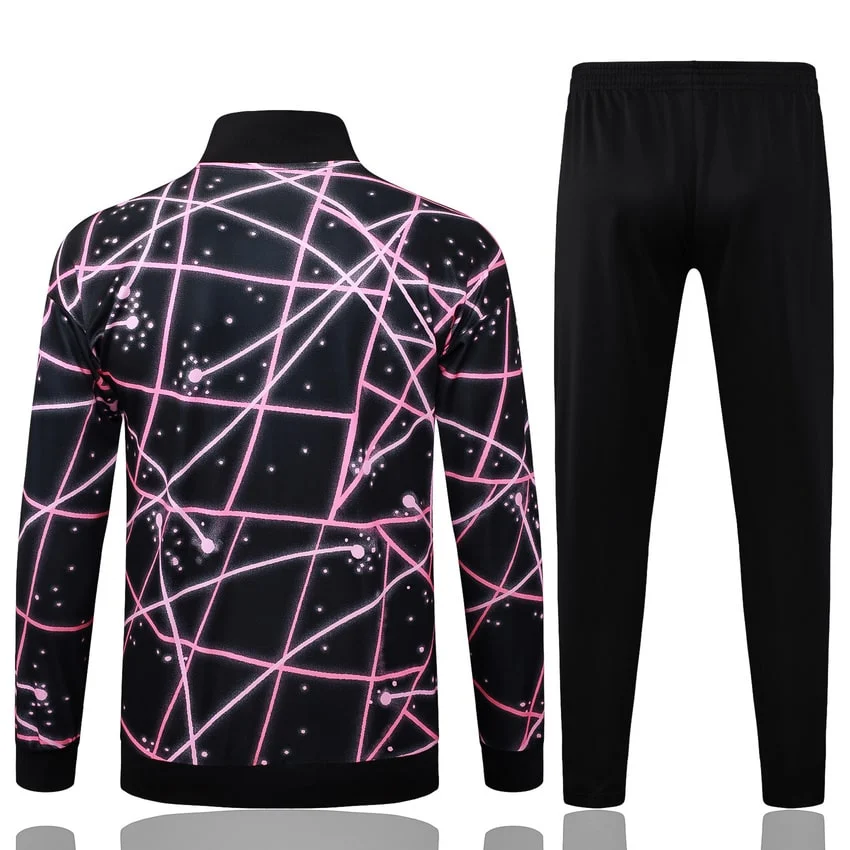 Survetement PSG Veste 2025 2026 Noir Rose – Image 4