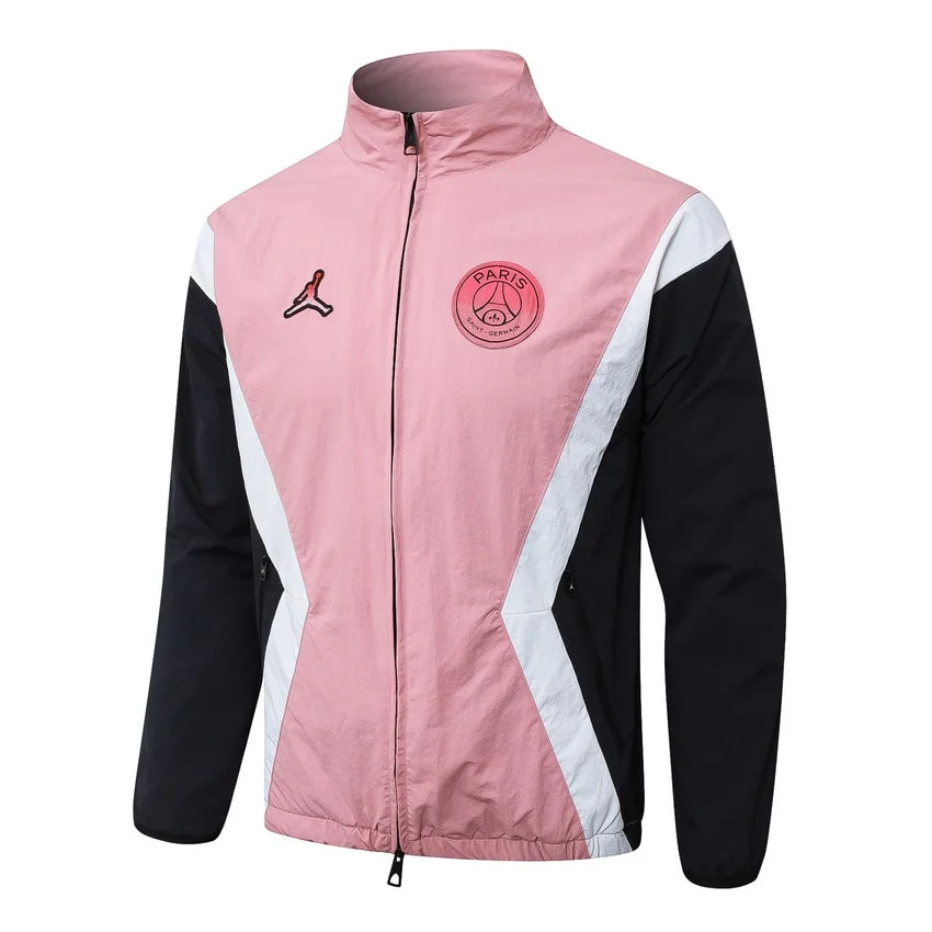 Survetement PSG Veste 2025 2026 Rose Noir – Image 2