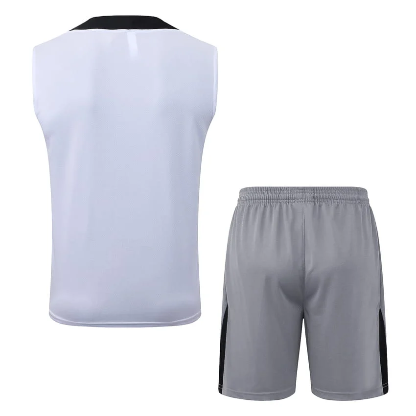 Debardeur Short PSG 2026 2027 Blanc Gris – Image 4