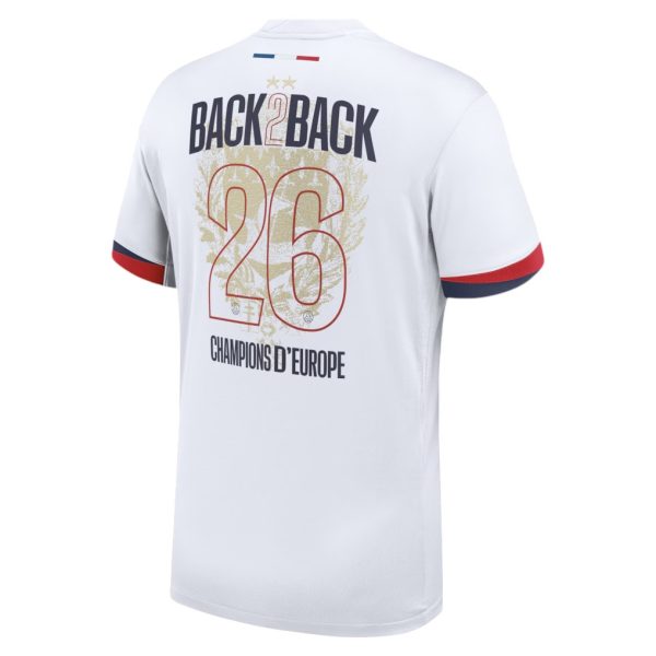 Maillot PSG Extérieur 2 étoiles Champions D’Europe 26
