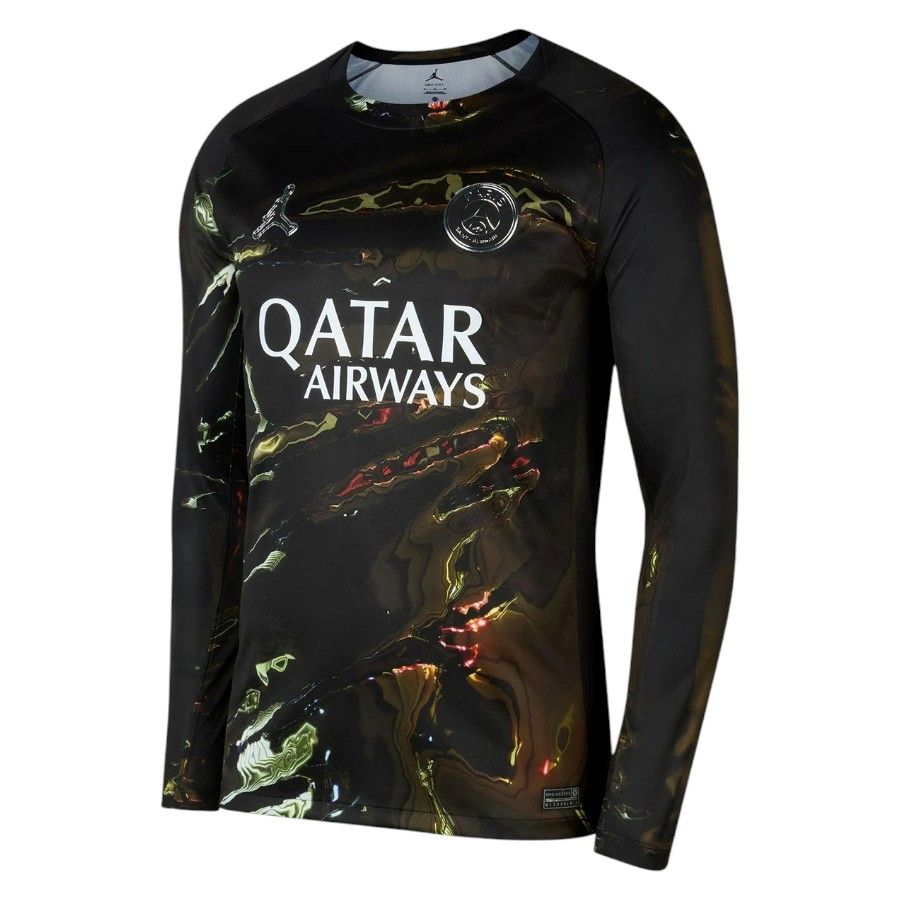 Maillot PSG Jordan Night 2 étoiles Champion 26 Manches Longues (1)