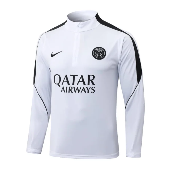 Survetement PSG Training 2026 2027 Blanc Noir
