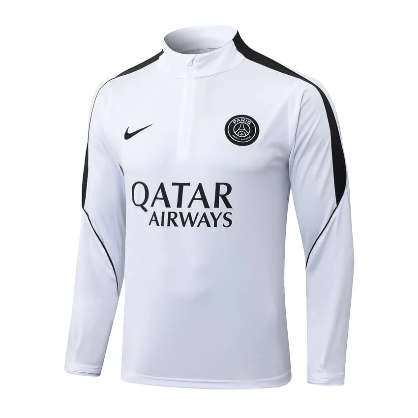Survetement PSG Training 2026 2027 Blanc Noir – Image 2
