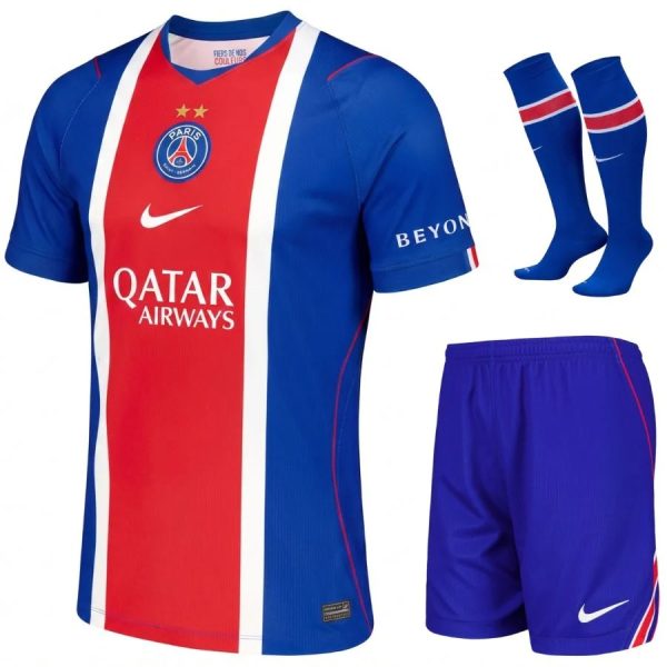 Maillot PSG Kit Enfant Domicile 2026 2027 2 Etoiles